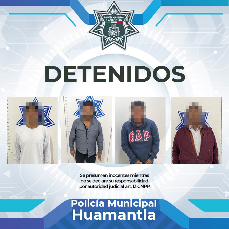 Retira Policía de Huamantla a sujetos agresivos con transeúntes y sus familias